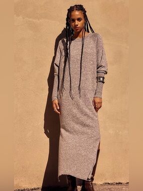 NWT FREE PEOPLE SIMPLY CHIC SWEATER MAXI DRESS